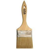 Bennett WOOD BR 75 Paint Brush, White, Wood Handle, 3 in W